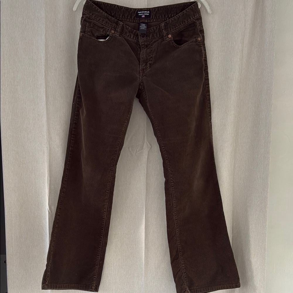 Ralph Lauren Brown Boot Cut Corduroy Pants